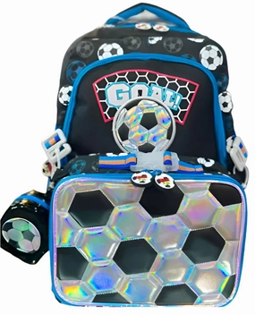 COOL FOOTBALL BACKPACK SET