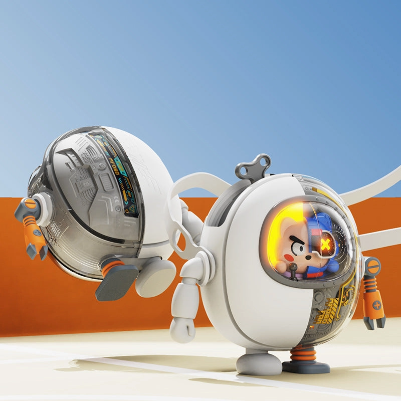 Cool Mecha Robot Mini Bladeless Neck Fan