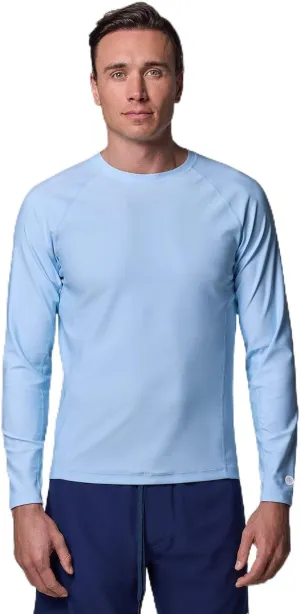 Coolibar UPF 50  Men's Hightide Long Sleeve Swim Shirt - Sun Protective