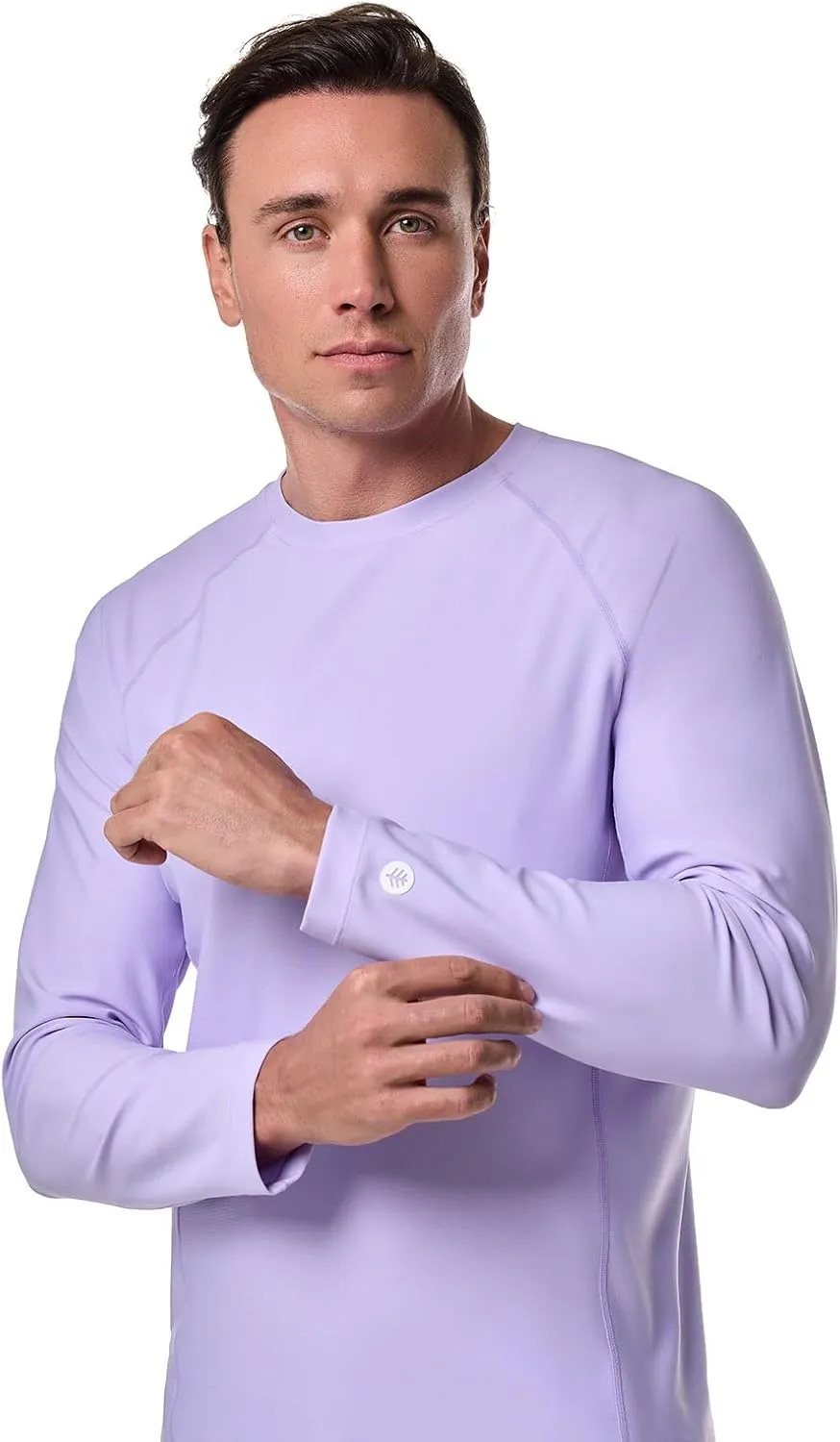 Coolibar UPF 50  Men's Hightide Long Sleeve Swim Shirt - Sun Protective