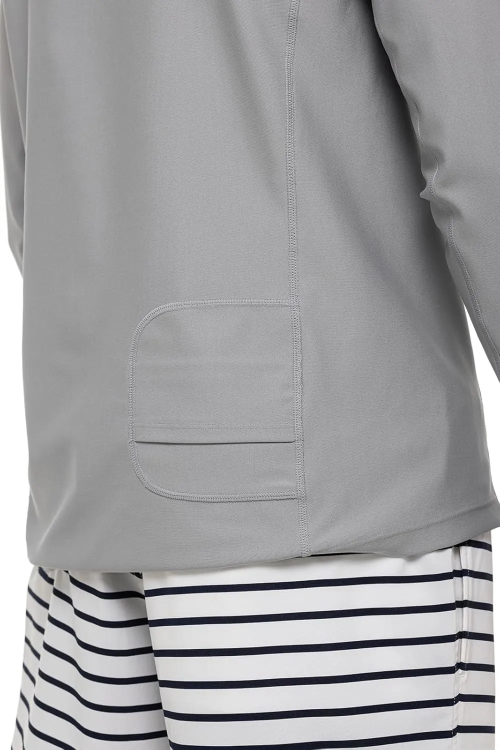 Coolibar UPF 50  Men's Hightide Long Sleeve Swim Shirt - Sun Protective