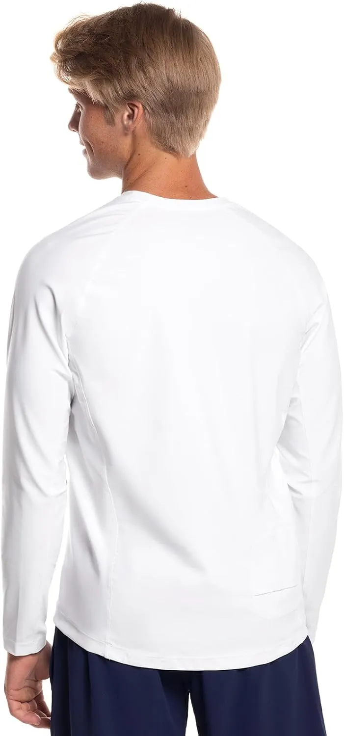 Coolibar UPF 50  Men's Hightide Long Sleeve Swim Shirt - Sun Protective