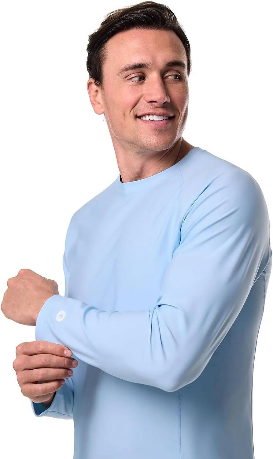 Coolibar UPF 50  Men's Hightide Long Sleeve Swim Shirt - Sun Protective