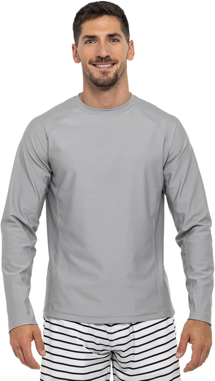 Coolibar UPF 50  Men's Hightide Long Sleeve Swim Shirt - Sun Protective