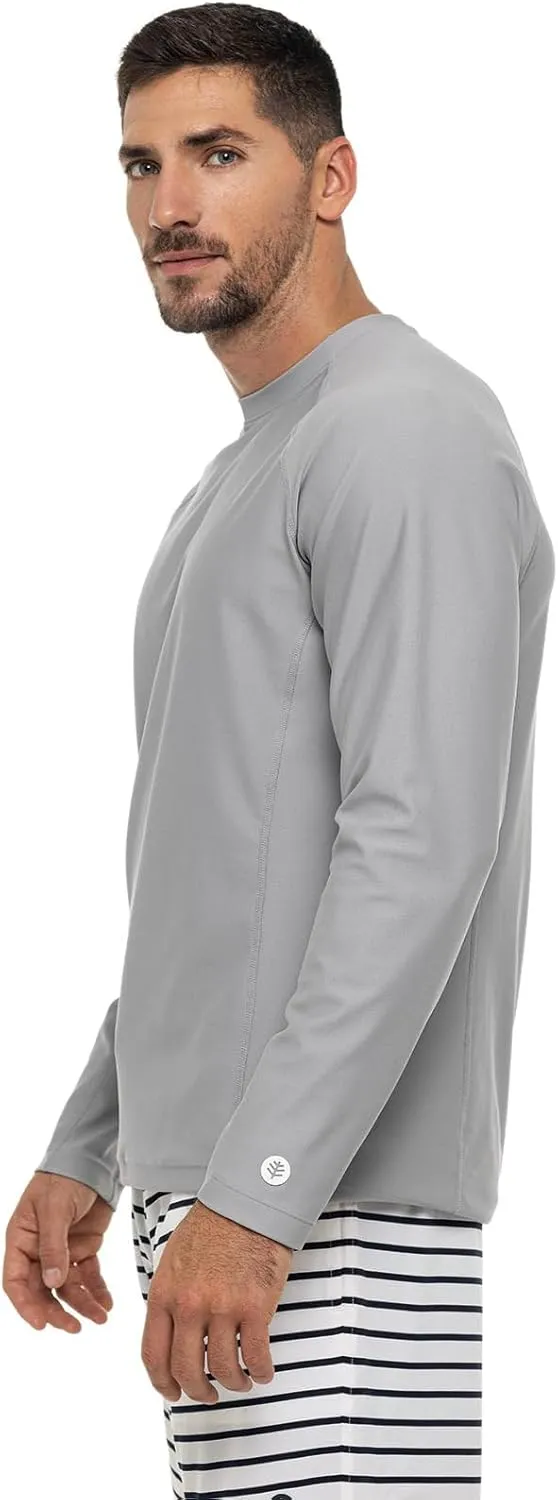 Coolibar UPF 50  Men's Hightide Long Sleeve Swim Shirt - Sun Protective