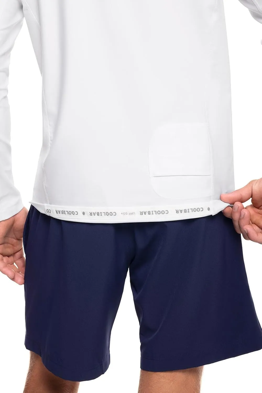Coolibar UPF 50  Men's Hightide Long Sleeve Swim Shirt - Sun Protective