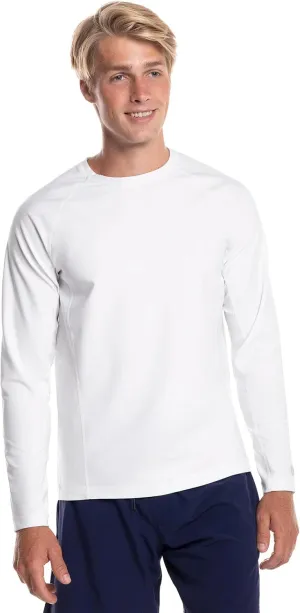 Coolibar UPF 50  Men's Hightide Long Sleeve Swim Shirt - Sun Protective