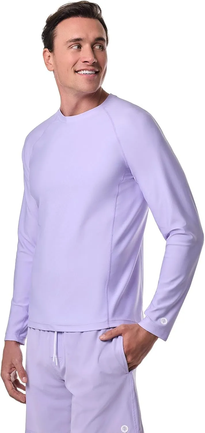 Coolibar UPF 50  Men's Hightide Long Sleeve Swim Shirt - Sun Protective