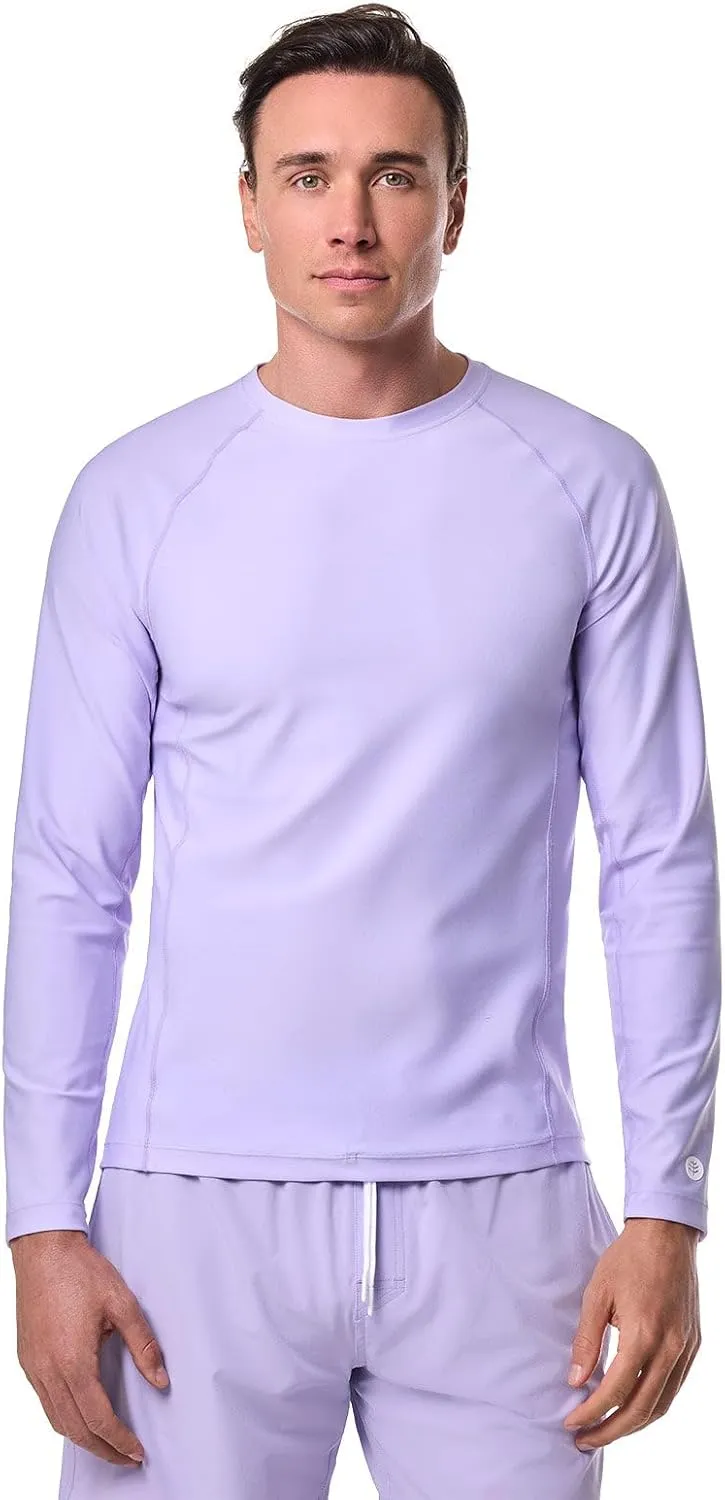 Coolibar UPF 50  Men's Hightide Long Sleeve Swim Shirt - Sun Protective