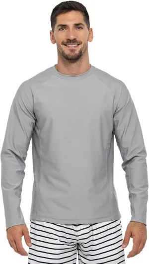 Coolibar UPF 50  Men's Hightide Long Sleeve Swim Shirt - Sun Protective