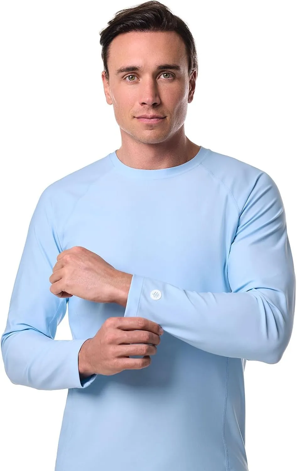 Coolibar UPF 50  Men's Hightide Long Sleeve Swim Shirt - Sun Protective