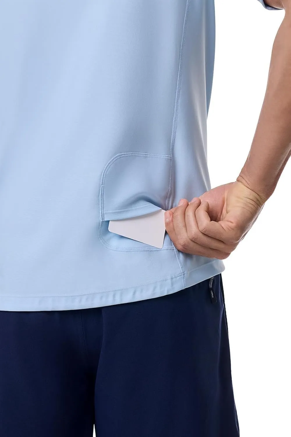 Coolibar UPF 50  Men's Hightide Short Sleeve Swim Shirt - Sun Protective