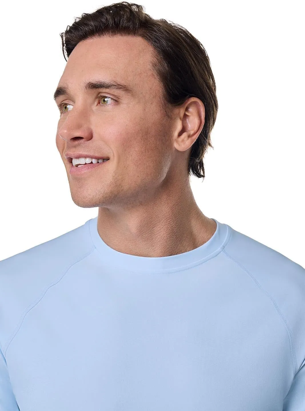 Coolibar UPF 50  Men's Hightide Short Sleeve Swim Shirt - Sun Protective