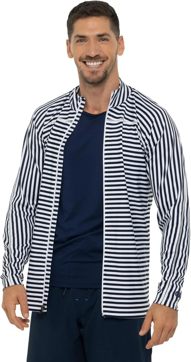 Coolibar UPF 50  Men's Menorca Long Sleeve Water Jacket - Sun Protective