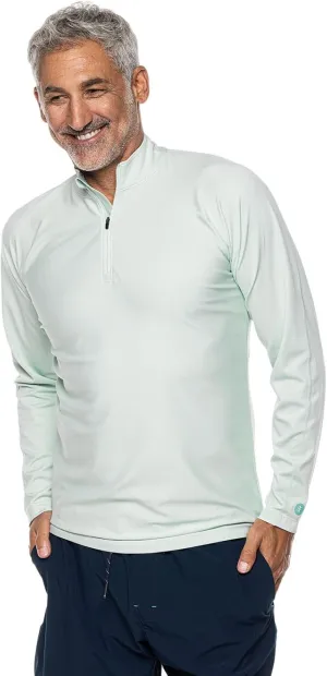 Coolibar UPF 50  Men's Nocona Zip Rash Guard - Sun Protective