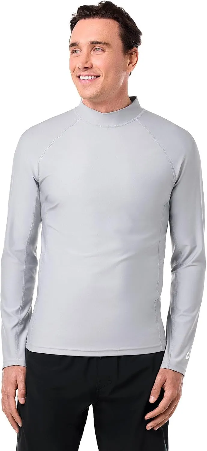 Coolibar UPF 50  Men's Tulum Long Sleeve Surf Rash Guard - Sun Protective