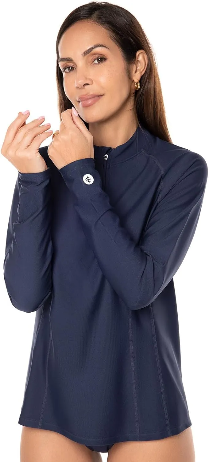 Coolibar UPF 50  Women's Freestyle Long Sleeve Rash Guard - Sun Protective