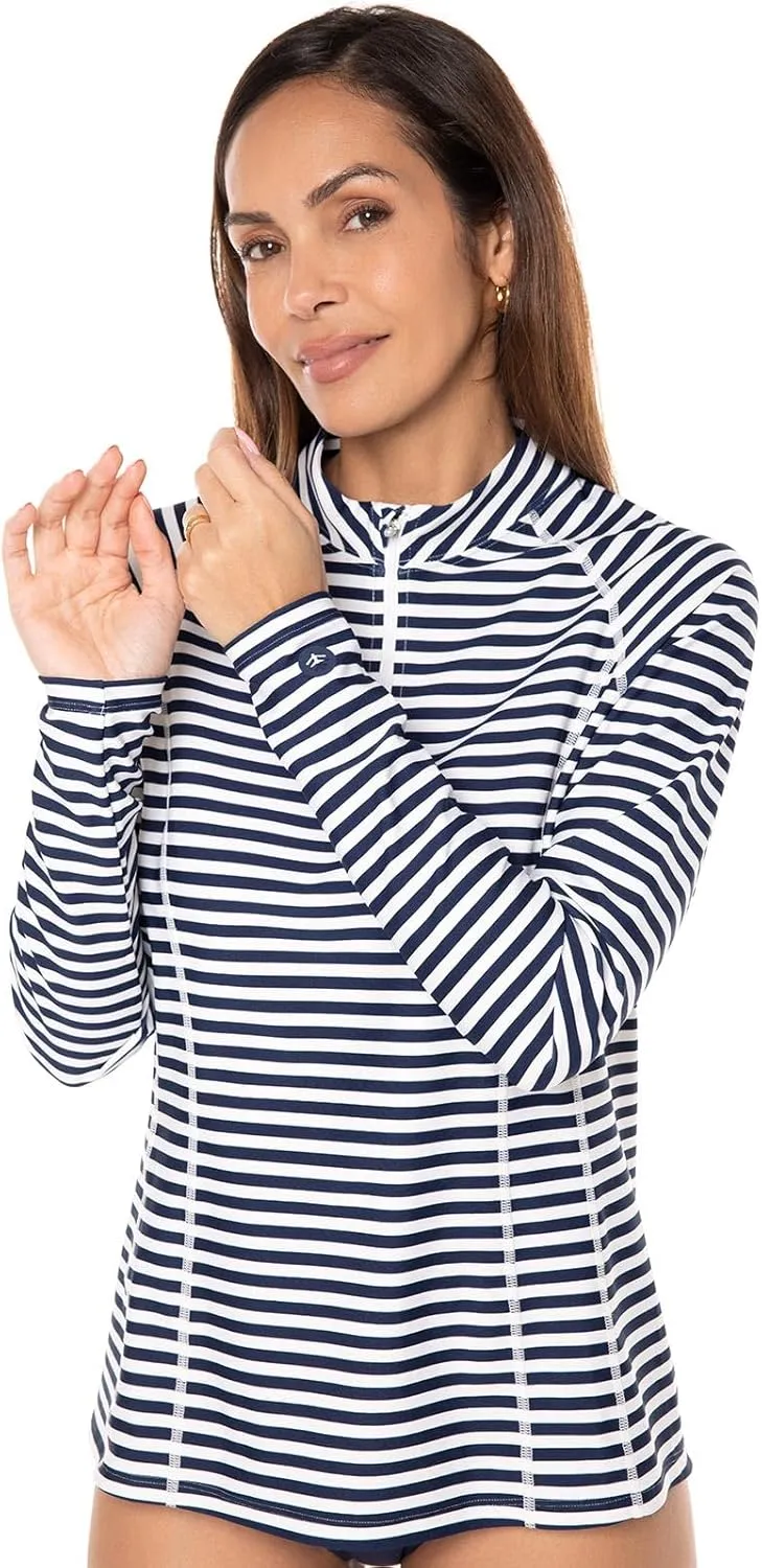 Coolibar UPF 50  Women's Freestyle Long Sleeve Rash Guard - Sun Protective