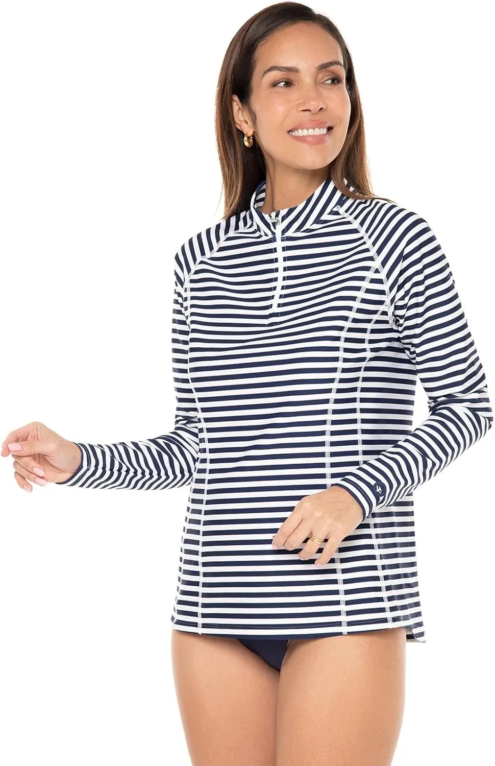 Coolibar UPF 50  Women's Freestyle Long Sleeve Rash Guard - Sun Protective