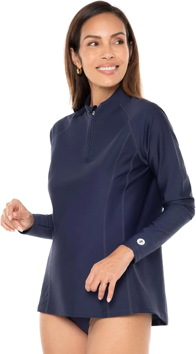 Coolibar UPF 50  Women's Freestyle Long Sleeve Rash Guard - Sun Protective