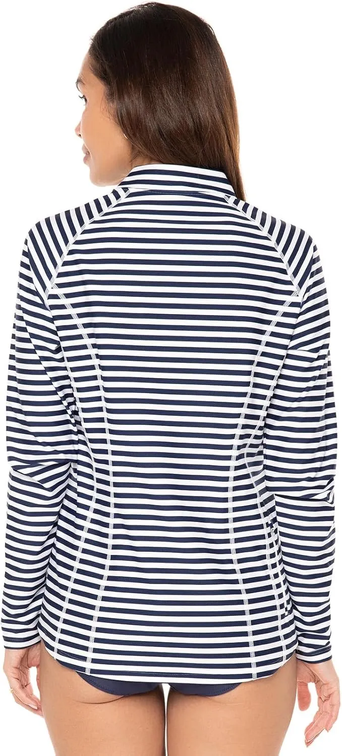 Coolibar UPF 50  Women's Freestyle Long Sleeve Rash Guard - Sun Protective