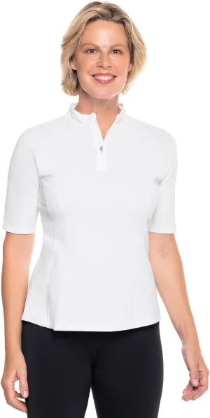 Coolibar UPF 50  Women's Freestyle Short Sleeve Rash Guard - Sun Protective