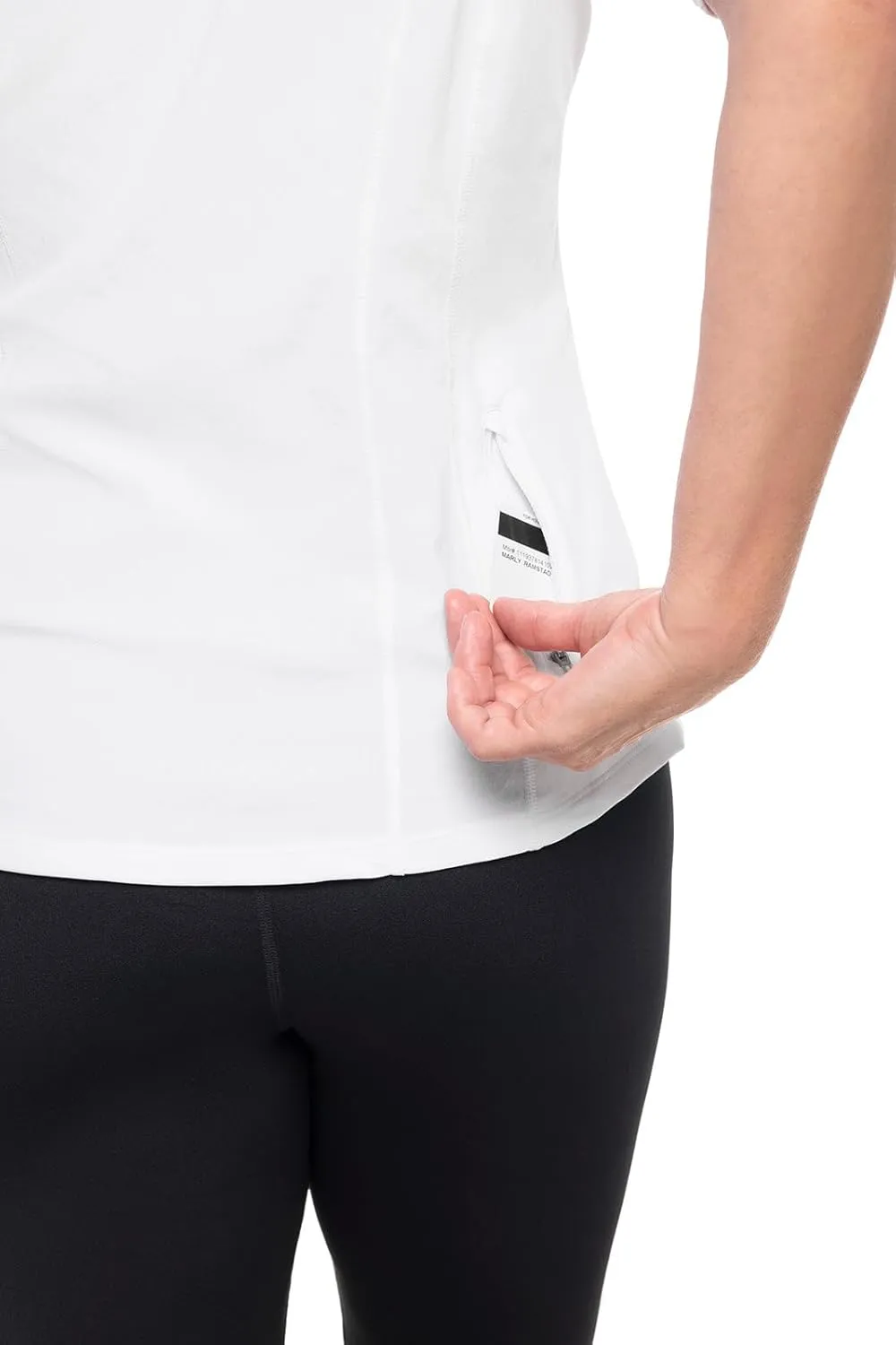 Coolibar UPF 50  Women's Freestyle Short Sleeve Rash Guard - Sun Protective