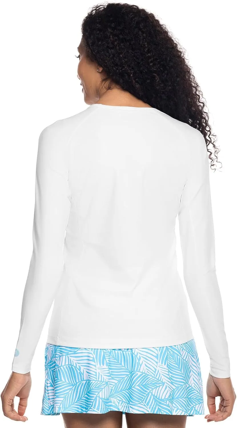Coolibar UPF 50  Women's Hightide Long Sleeve Swim Shirt - Sun Protective