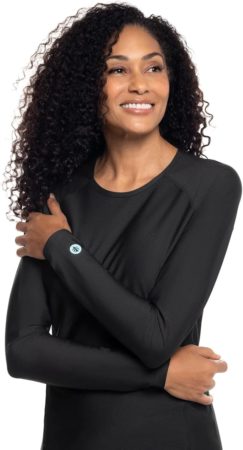 Coolibar UPF 50  Women's Hightide Long Sleeve Swim Shirt - Sun Protective