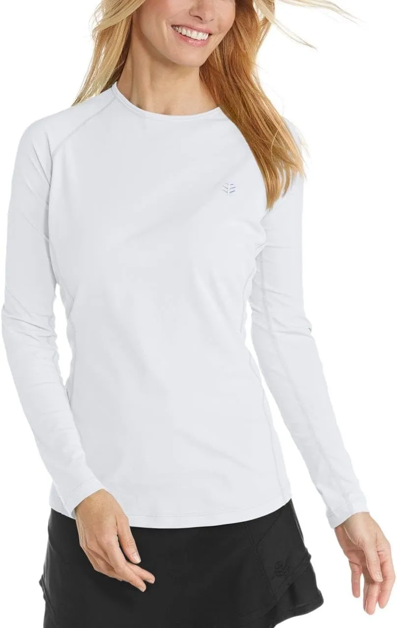 Coolibar UPF 50  Women's Hightide Long Sleeve Swim Shirt - Sun Protective