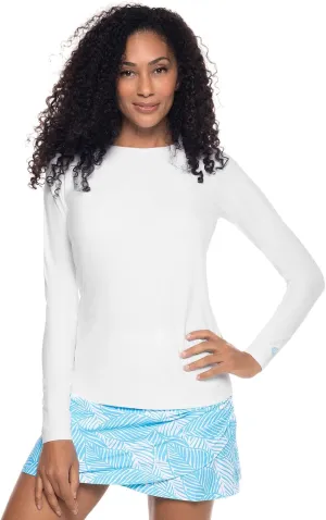 Coolibar UPF 50  Women's Hightide Long Sleeve Swim Shirt - Sun Protective