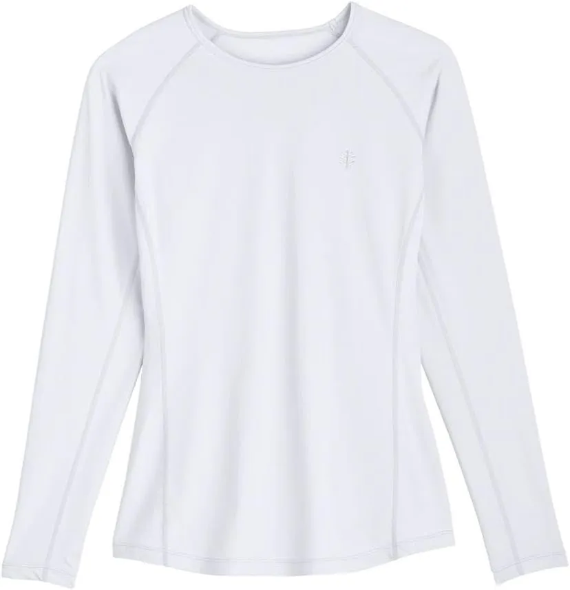 Coolibar UPF 50  Women's Hightide Long Sleeve Swim Shirt - Sun Protective