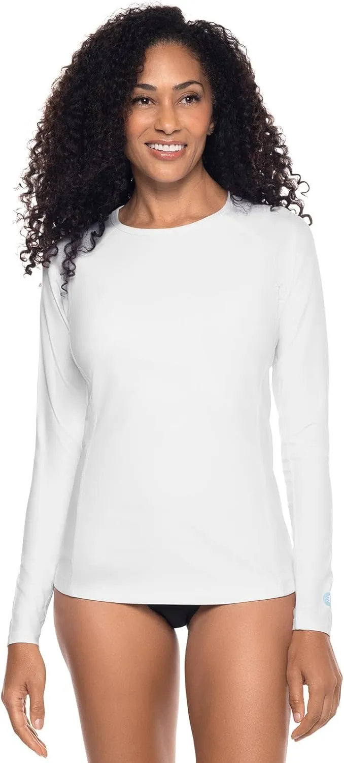 Coolibar UPF 50  Women's Hightide Long Sleeve Swim Shirt - Sun Protective