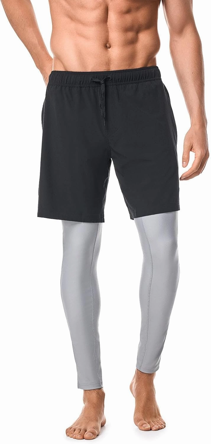 Coolibar UPF 50  Men's Deep Water Swim Tights - Sun Protective