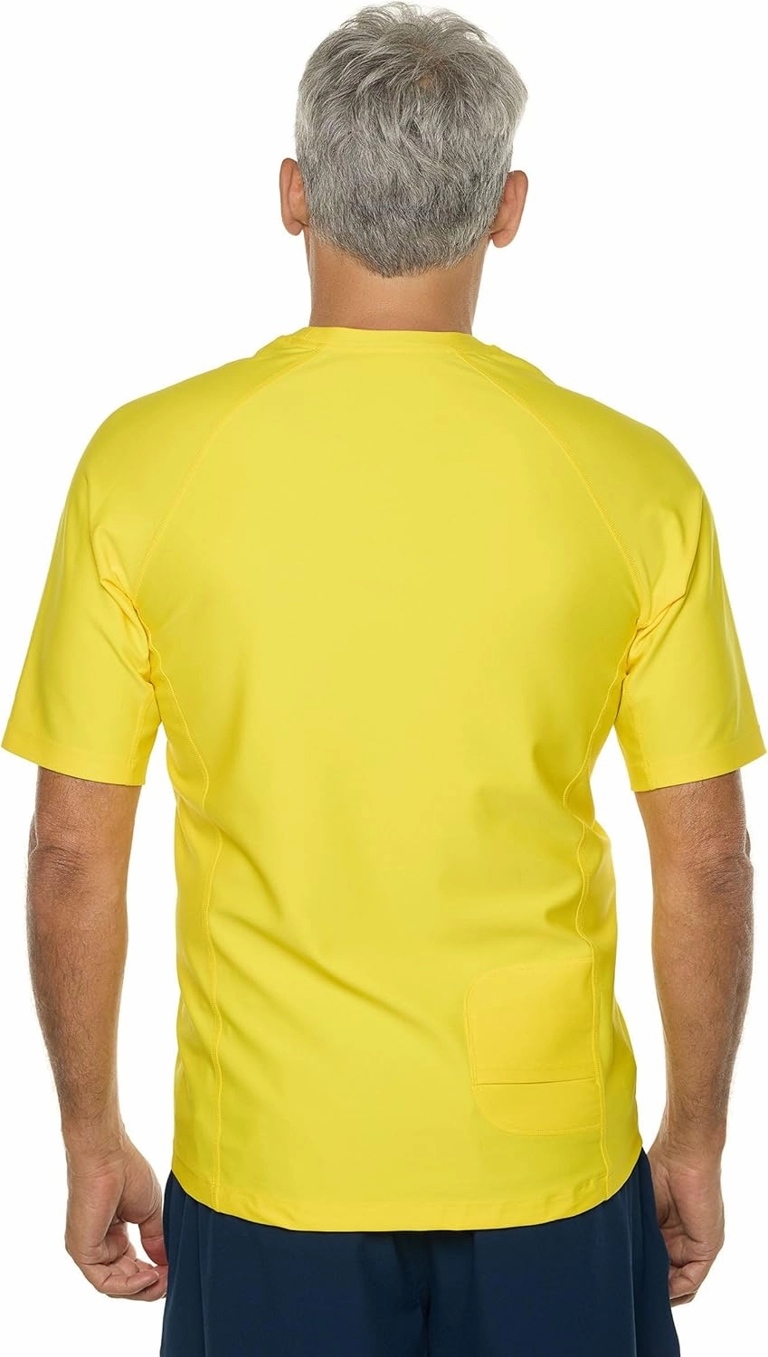 Coolibar UPF 50  Men's Hightide Short Sleeve Swim Shirt - Sun Protective