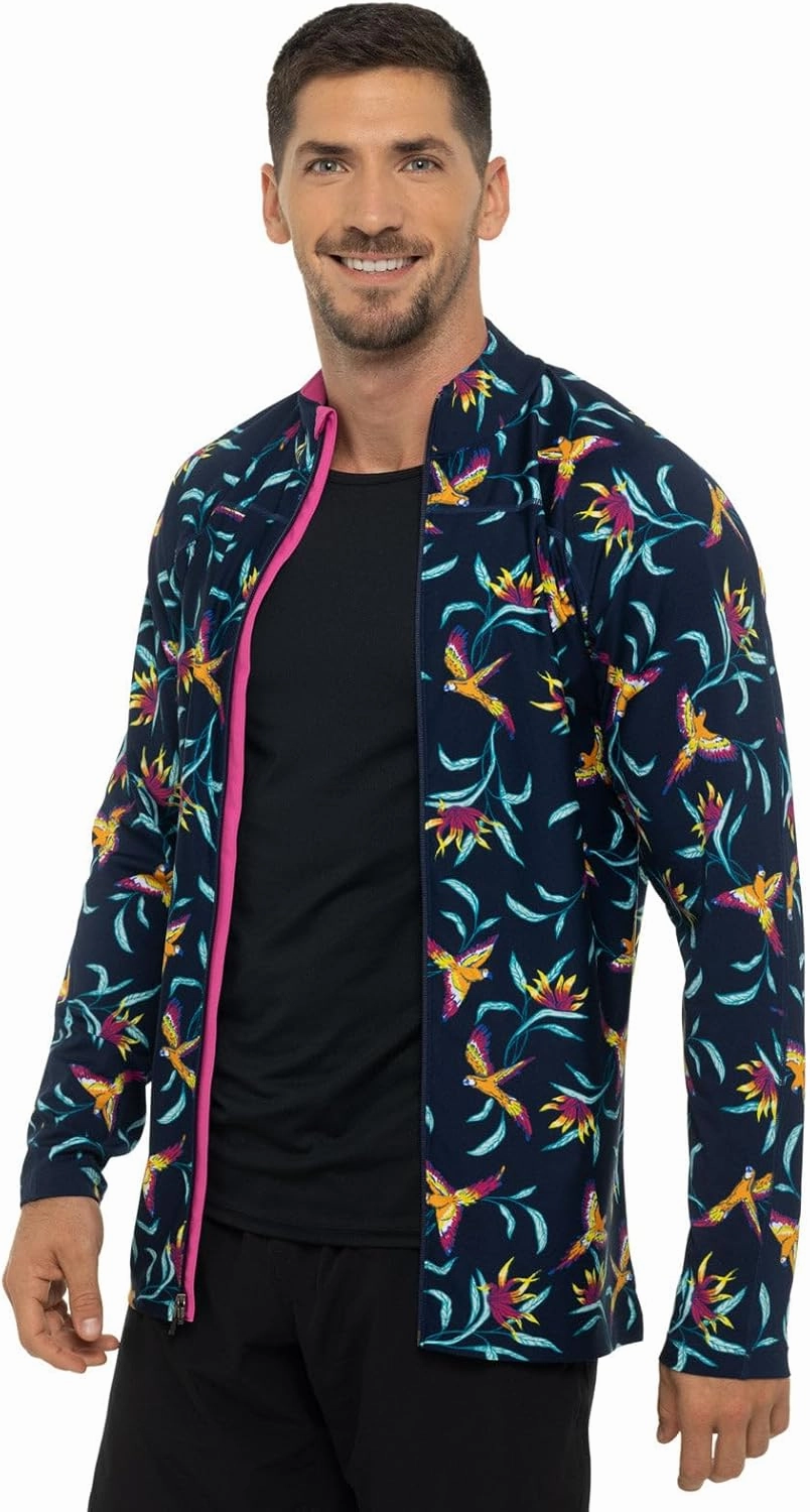 Coolibar UPF 50  Men's Menorca Long Sleeve Water Jacket - Sun Protective
