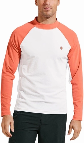 Coolibar UPF 50  Men's Tulum Long Sleeve Surf Rash Guard - Sun Protective