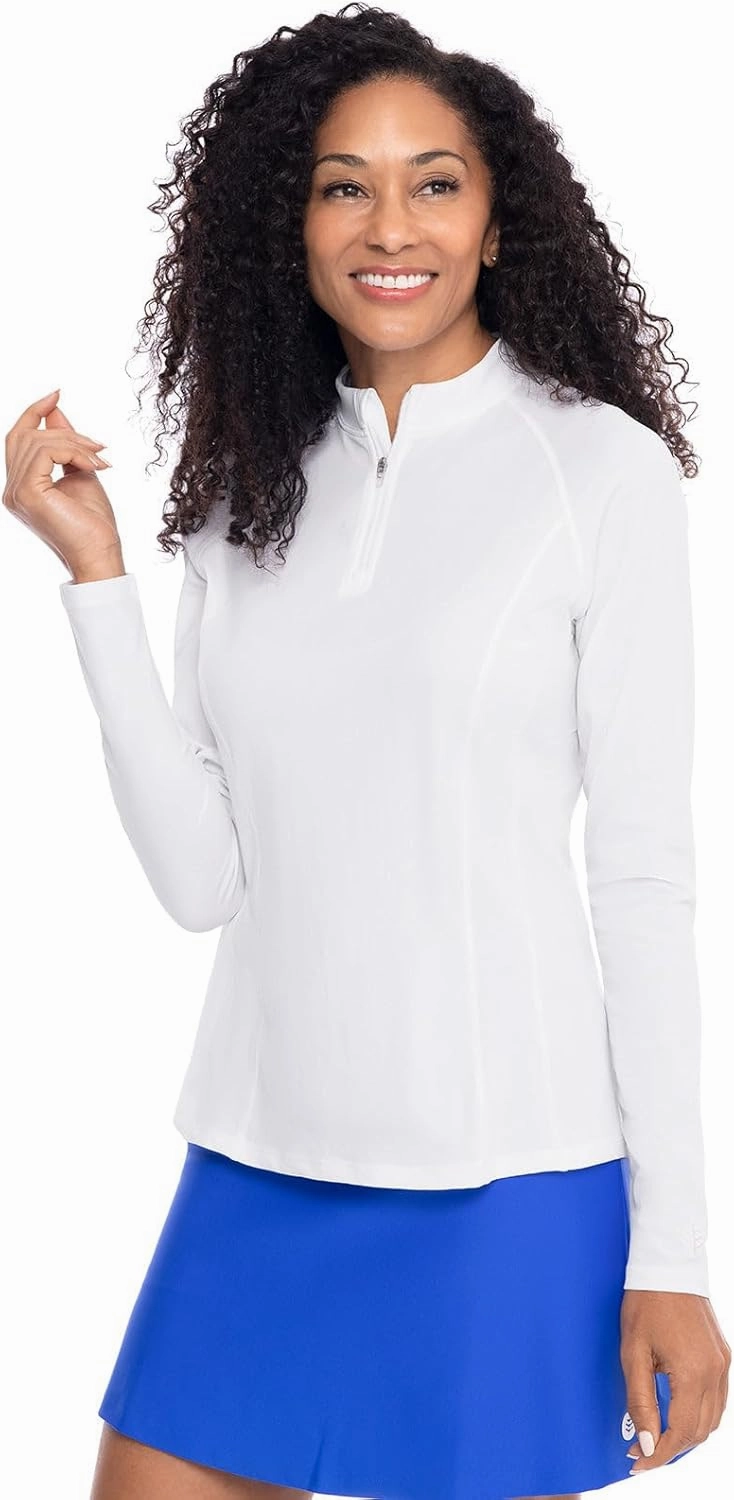 Coolibar UPF 50  Women's Freestyle Long Sleeve Rash Guard - Sun Protective