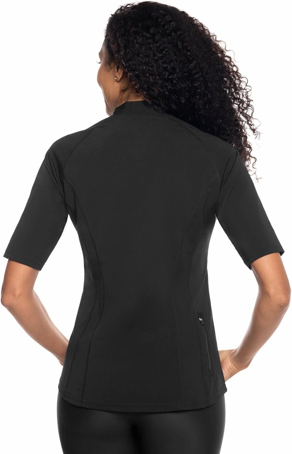 Coolibar UPF 50  Women's Freestyle Short Sleeve Rash Guard - Sun Protective