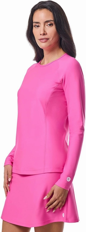 Coolibar UPF 50  Women's Hightide Long Sleeve Swim Shirt - Sun Protective