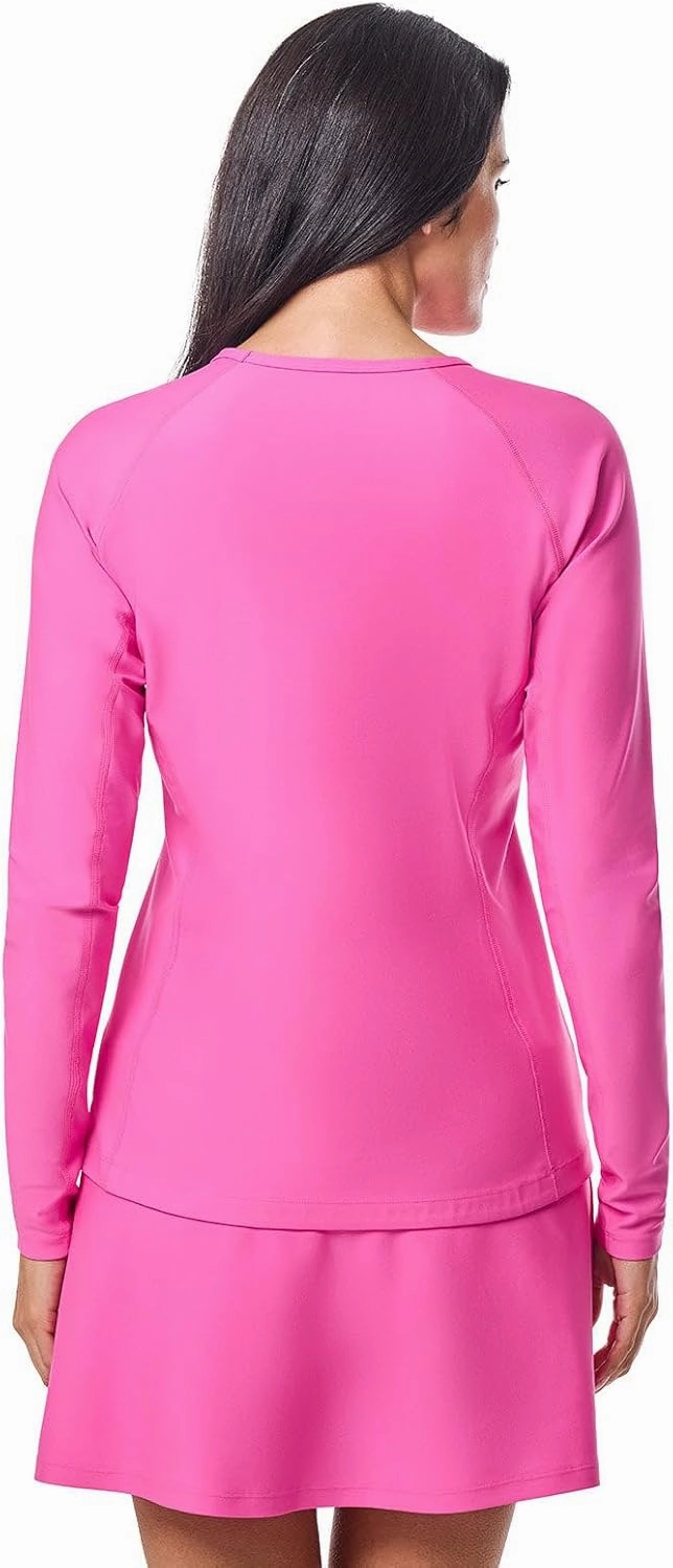 Coolibar UPF 50  Women's Hightide Long Sleeve Swim Shirt - Sun Protective