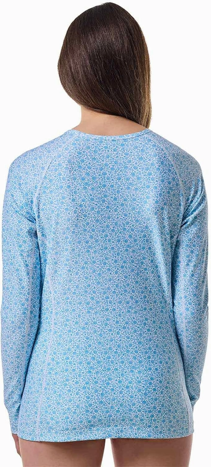 Coolibar UPF 50  Women's Hightide Long Sleeve Swim Shirt - Sun Protective