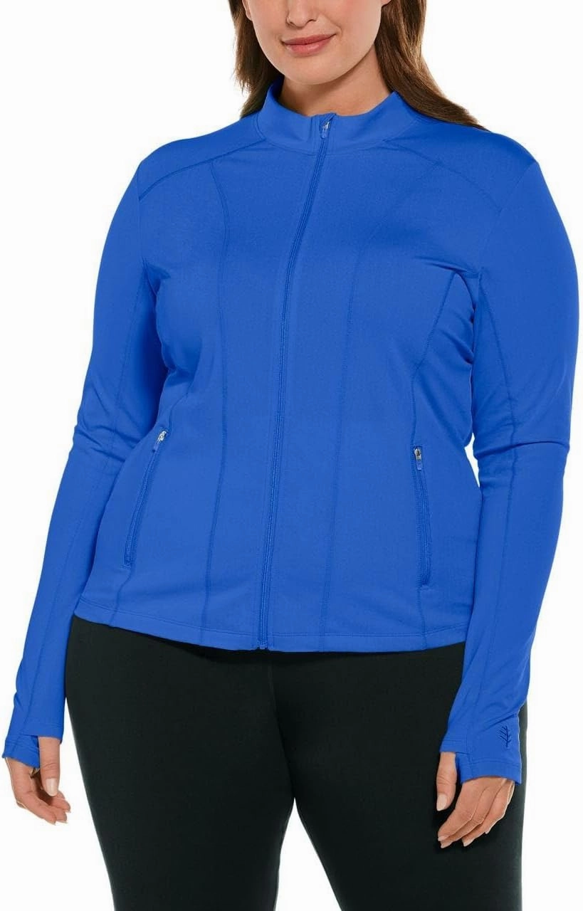 Coolibar UPF 50  Women's Malawi Swim Jacket - Sun Protective