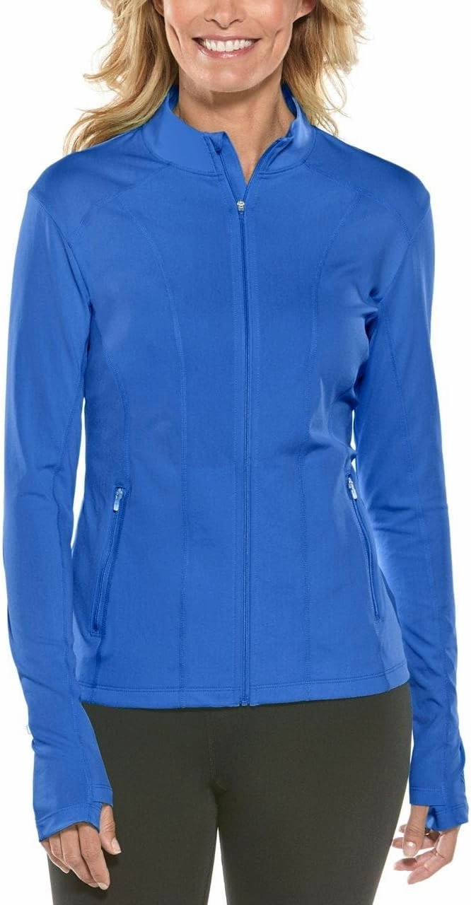 Coolibar UPF 50  Women's Malawi Swim Jacket - Sun Protective