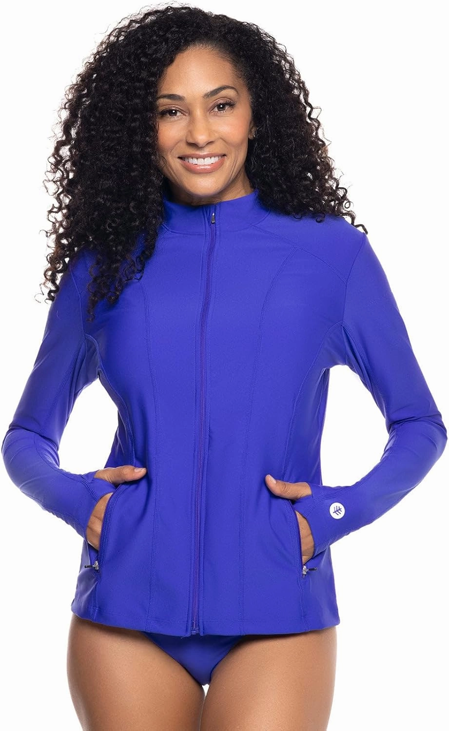 Coolibar UPF 50  Women's Malawi Swim Jacket - Sun Protective