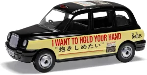 Corgi Diecast The Beatles I Want to Hold Your Hand London Taxi 1:36 Display Car Model CC85934,Black/Yellow