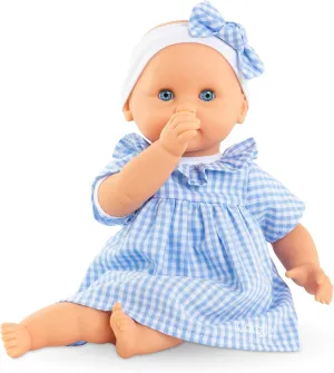 Corolle Premier Poupon Câlin Baby Doll with Soft Body and Accessories for Kids 3 Years and Up Interactive Toy