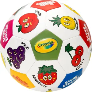 Crayola Score N' Explore Officially Licensed Learn Ball – Interactive Color & Play Soccer Ball for Kids, Fun Learning Toy
