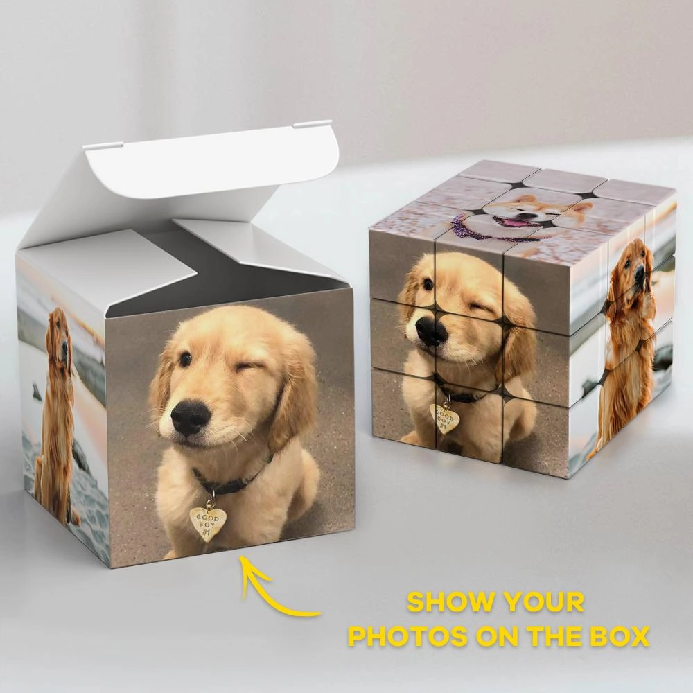 Customized Multi Photo Rubik's Cube Mother's Day Gift