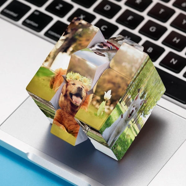 Customized Multi Photo Rubik's Cube Mother's Day Gift